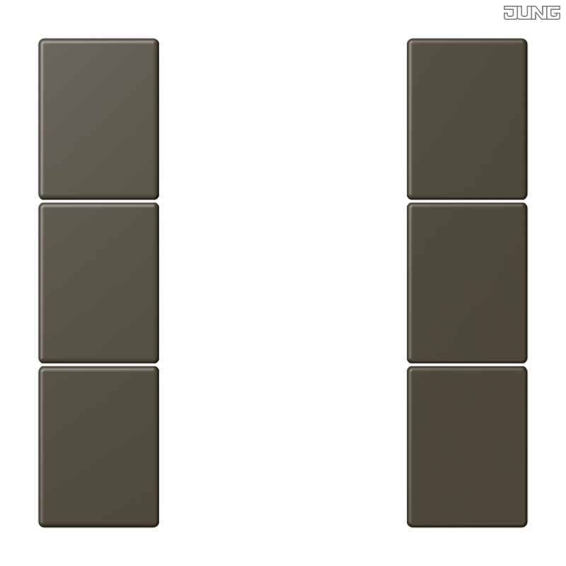 Jung BRG 12-5 PK 42 Abdeckung mit Kipphebel "Kegel" 1-fach 2 Kipphebel