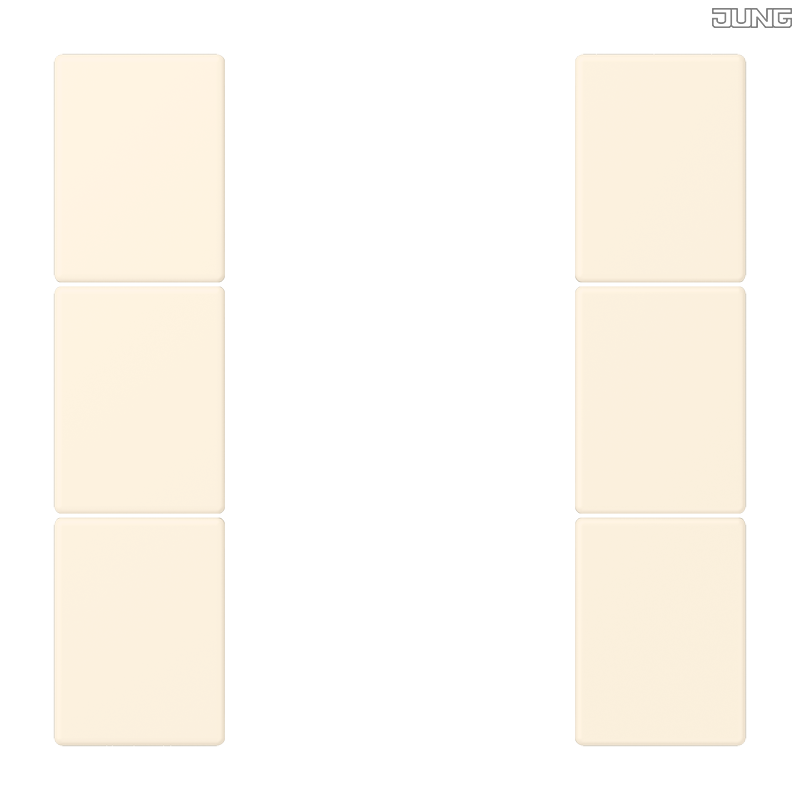 Jung BRG 12-5 PK 42 Abdeckung mit Kipphebel "Kegel" 1-fach 2 Kipphebel