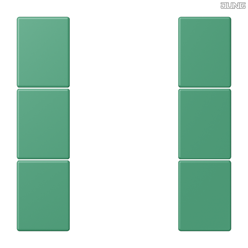Jung BRG 12-5 PK 42 Abdeckung mit Kipphebel "Kegel" 1-fach 2 Kipphebel