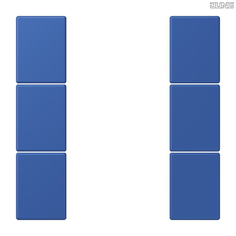Jung BRG 12-5 PK 42 Abdeckung mit Kipphebel "Kegel" 1-fach 2 Kipphebel