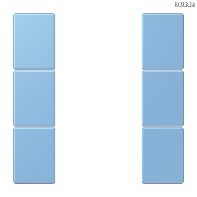 Jung BRG 12-5 PK 42 Abdeckung mit Kipphebel "Kegel" 1-fach 2 Kipphebel