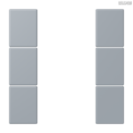 Jung BRG 12-5 PK 42 Abdeckung mit Kipphebel "Kegel" 1-fach 2 Kipphebel