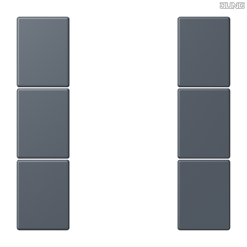 Jung BRG 12-5 PK 42 Abdeckung mit Kipphebel "Kegel" 1-fach 2 Kipphebel