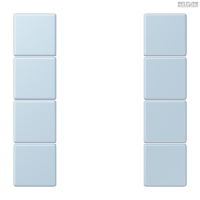Jung BRG 12-5 PK 42 Abdeckung mit Kipphebel "Kegel" 1-fach 2 Kipphebel