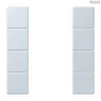 Jung BRG 12-5 PK 42 Abdeckung mit Kipphebel "Kegel" 1-fach 2 Kipphebel