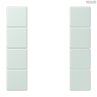 Jung BRG 12-5 PK 42 Abdeckung mit Kipphebel "Kegel" 1-fach 2 Kipphebel