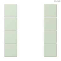 Jung BRG 12-5 PK 42 Abdeckung mit Kipphebel "Kegel" 1-fach 2 Kipphebel