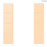 Jung BRG 12-5 PK 42 Abdeckung mit Kipphebel "Kegel" 1-fach 2 Kipphebel