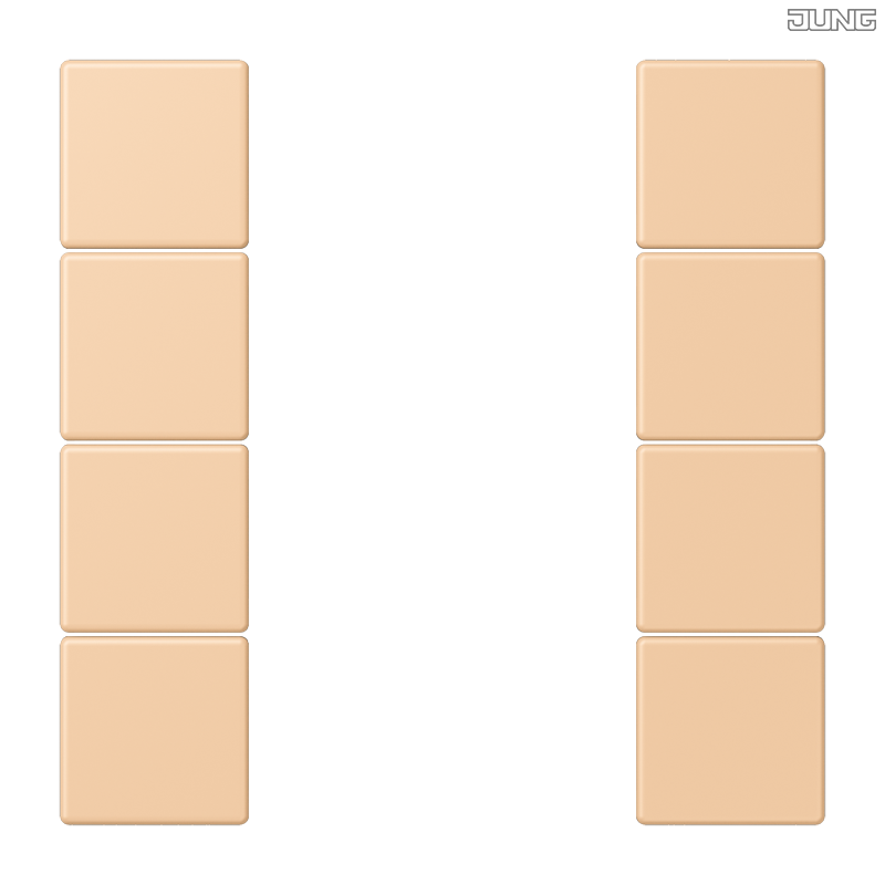 Jung BRG 12-5 PK 42 Abdeckung mit Kipphebel "Kegel" 1-fach 2 Kipphebel