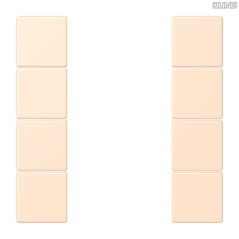 Jung BRG 12-5 PK 42 Abdeckung mit Kipphebel "Kegel" 1-fach 2 Kipphebel