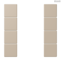 Jung BRG 12-5 PK 42 Abdeckung mit Kipphebel "Kegel" 1-fach 2 Kipphebel