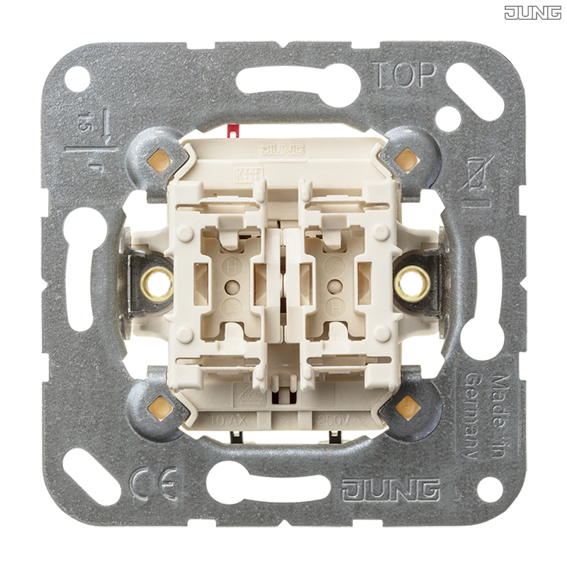 Jung BRG 12-5 PK 42 Abdeckung mit Kipphebel "Kegel" 1-fach 2 Kipphebel