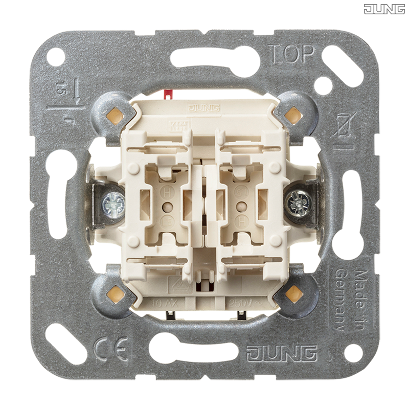 Jung BRG 12-5 PK 42 Abdeckung mit Kipphebel "Kegel" 1-fach 2 Kipphebel
