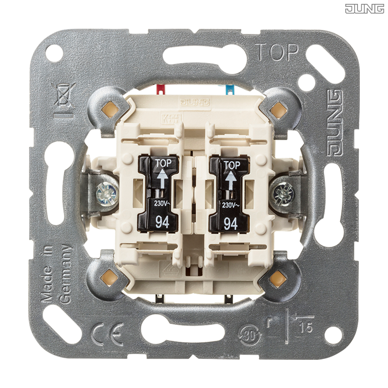 Jung BRG 12-5 PK 42 Abdeckung mit Kipphebel "Kegel" 1-fach 2 Kipphebel