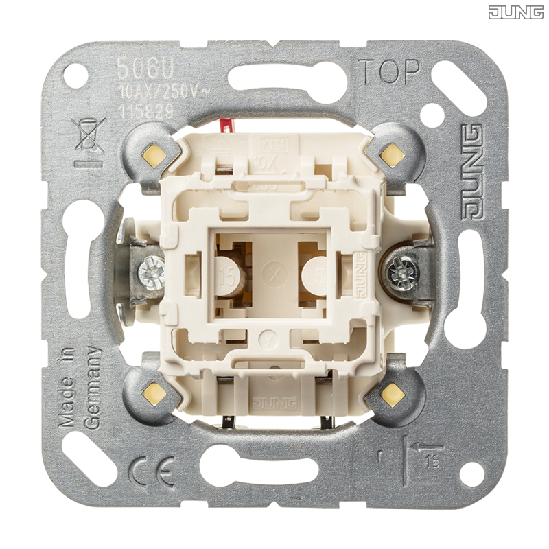 Jung BRG 12-5 PK 42 Abdeckung mit Kipphebel "Kegel" 1-fach 2 Kipphebel