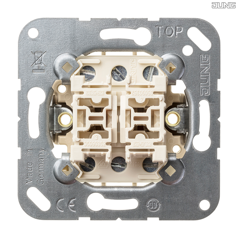 Jung BRG 12-5 PK 42 Abdeckung mit Kipphebel "Kegel" 1-fach 2 Kipphebel