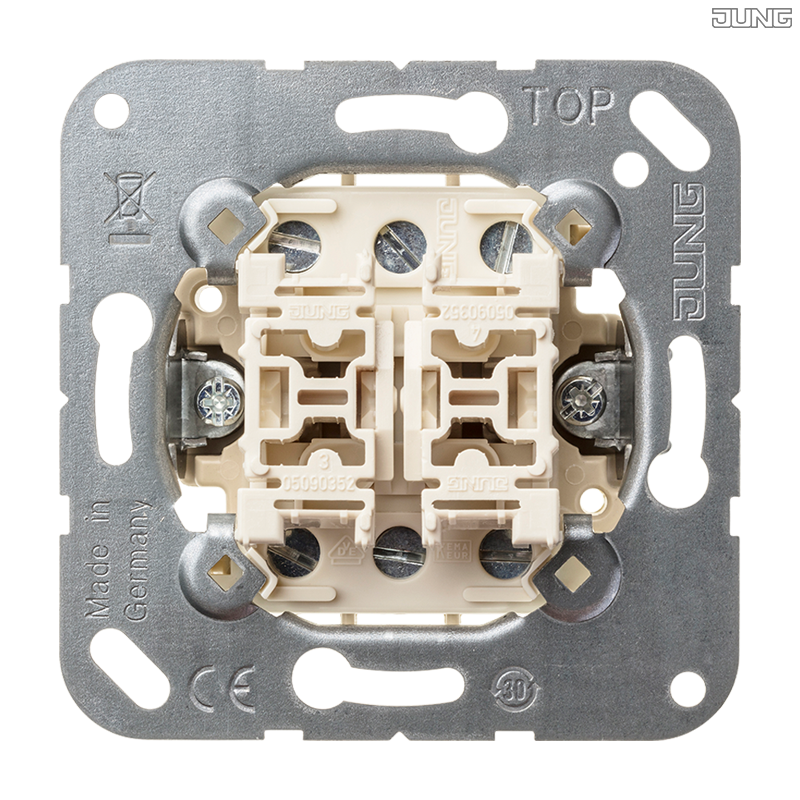 Jung BRG 12-5 PK 42 Abdeckung mit Kipphebel "Kegel" 1-fach 2 Kipphebel
