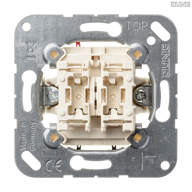 Jung BRG 12-5 PK 42 Abdeckung mit Kipphebel "Kegel" 1-fach 2 Kipphebel