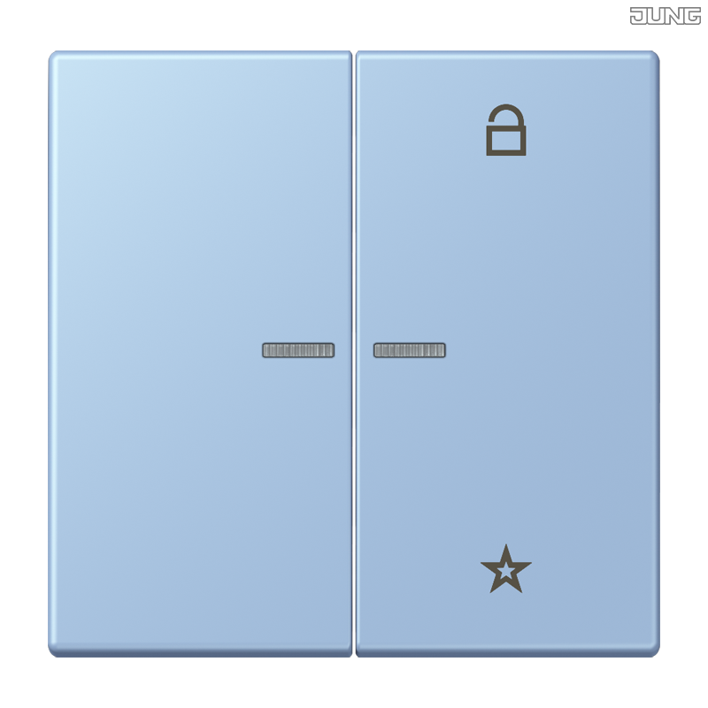 Jung BRG 12-5 PK 42 Abdeckung mit Kipphebel "Kegel" 1-fach 2 Kipphebel