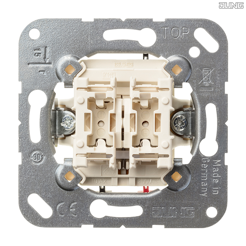Jung BRG 12-5 PK 42 Abdeckung mit Kipphebel "Kegel" 1-fach 2 Kipphebel
