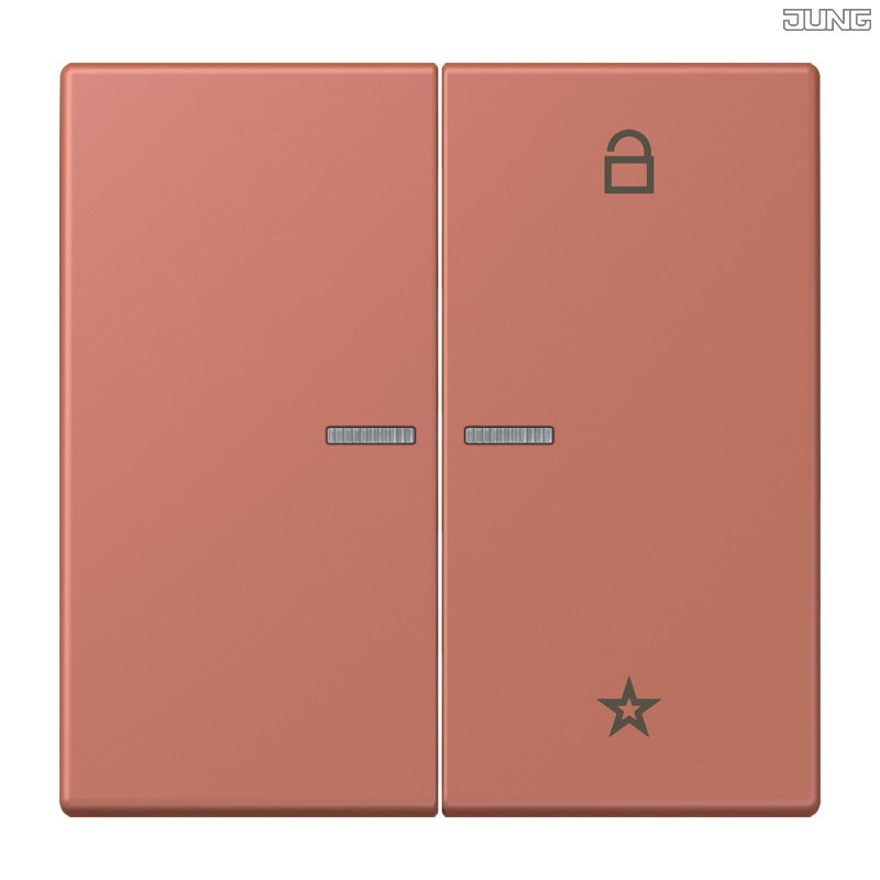 Jung BRG 12-5 PK 42 Abdeckung mit Kipphebel "Kegel" 1-fach 2 Kipphebel