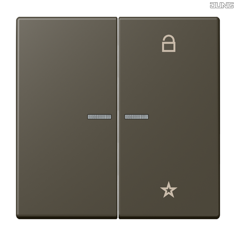 Jung BRG 12-5 PK 42 Abdeckung mit Kipphebel "Kegel" 1-fach 2 Kipphebel
