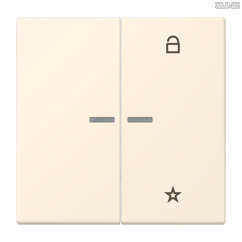 Jung BRG 12-5 PK 42 Abdeckung mit Kipphebel "Kegel" 1-fach 2 Kipphebel