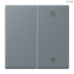 Jung BRG 12-5 PK 42 Abdeckung mit Kipphebel "Kegel" 1-fach 2 Kipphebel