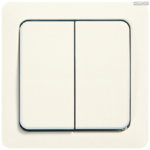 Jung BRG 12-5 PK 42 Abdeckung mit Kipphebel "Kegel" 1-fach 2 Kipphebel