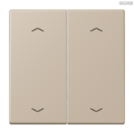Jung BRG 12-5 PK 42 Abdeckung mit Kipphebel "Kegel" 1-fach 2 Kipphebel