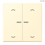 Jung BRG 12-5 PK 42 Abdeckung mit Kipphebel "Kegel" 1-fach 2 Kipphebel