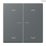 Jung BRG 12-5 PK 42 Abdeckung mit Kipphebel "Kegel" 1-fach 2 Kipphebel