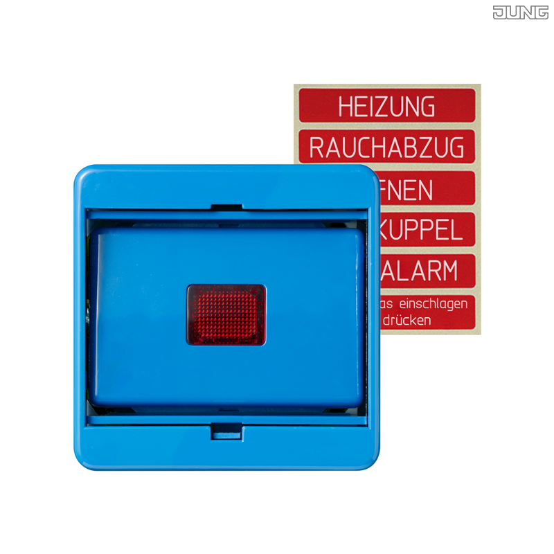 Jung BRG 12-5 PK 42 Abdeckung mit Kipphebel "Kegel" 1-fach 2 Kipphebel