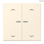 Jung BRG 12-5 PK 42 Abdeckung mit Kipphebel "Kegel" 1-fach 2 Kipphebel