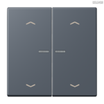 Jung BRG 12-5 PK 42 Abdeckung mit Kipphebel "Kegel" 1-fach 2 Kipphebel