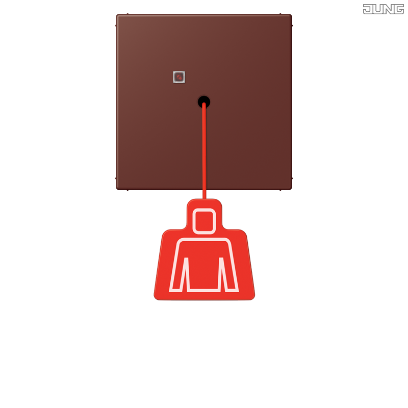 Jung BRG 12-5 PK 42 Abdeckung mit Kipphebel "Kegel" 1-fach 2 Kipphebel