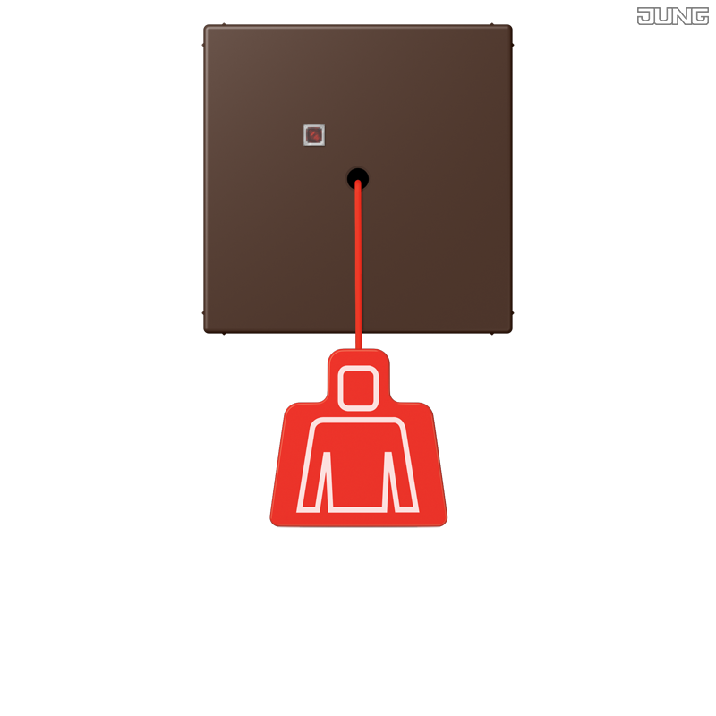Jung BRG 12-5 PK 42 Abdeckung mit Kipphebel "Kegel" 1-fach 2 Kipphebel