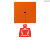 Jung BRG 12-5 PK 42 Abdeckung mit Kipphebel "Kegel" 1-fach 2 Kipphebel