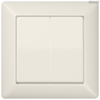 Jung BRG 12-5 PK 42 Abdeckung mit Kipphebel "Kegel" 1-fach 2 Kipphebel