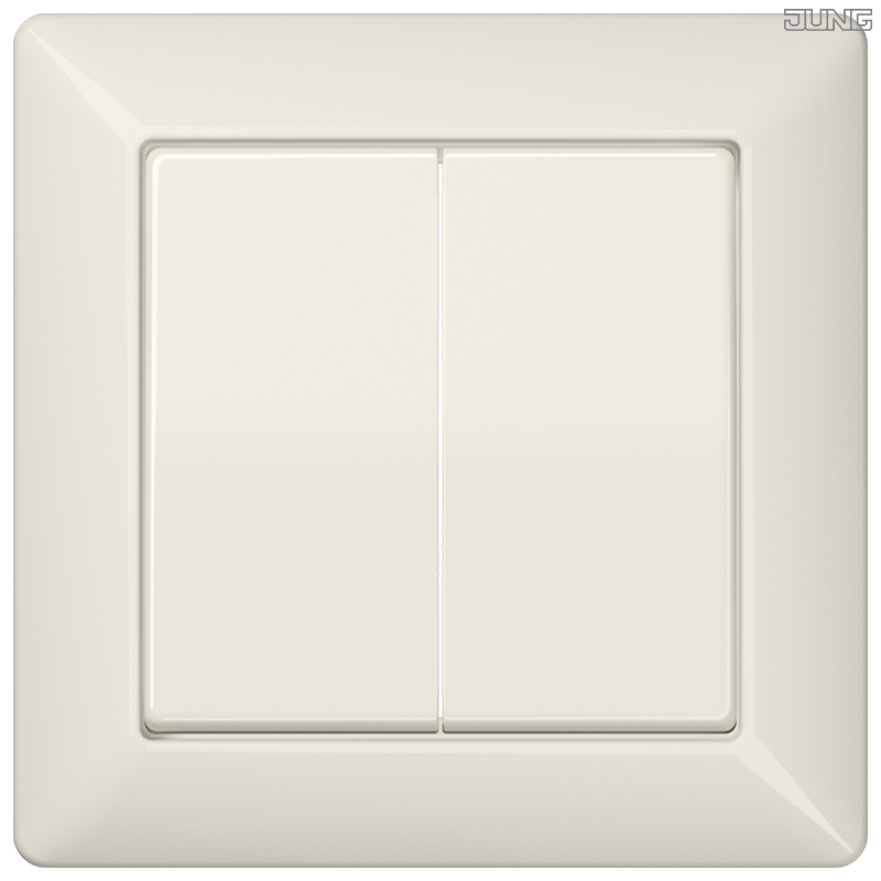 Jung BRG 12-5 PK 42 Abdeckung mit Kipphebel "Kegel" 1-fach 2 Kipphebel