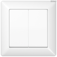 Jung BRG 12-5 PK 42 Abdeckung mit Kipphebel "Kegel" 1-fach 2 Kipphebel