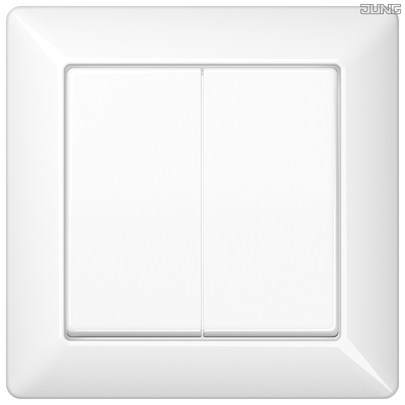 Jung BRG 12-5 PK 42 Abdeckung mit Kipphebel "Kegel" 1-fach 2 Kipphebel