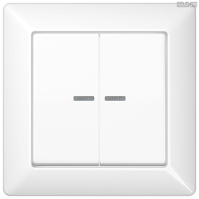Jung BRG 12-5 PK 42 Abdeckung mit Kipphebel "Kegel" 1-fach 2 Kipphebel