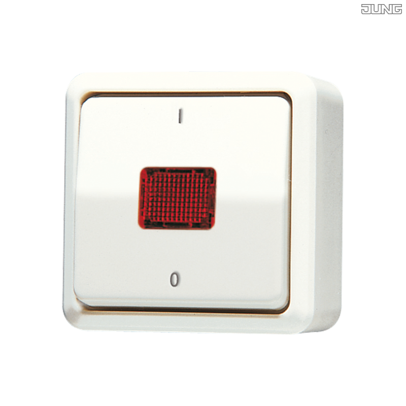 Jung BRG 12-5 PK 42 Abdeckung mit Kipphebel "Kegel" 1-fach 2 Kipphebel