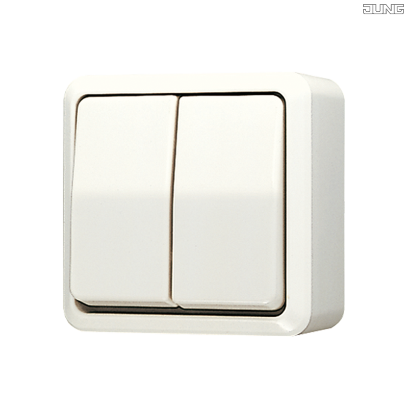 Jung BRG 12-5 PK 42 Abdeckung mit Kipphebel "Kegel" 1-fach 2 Kipphebel