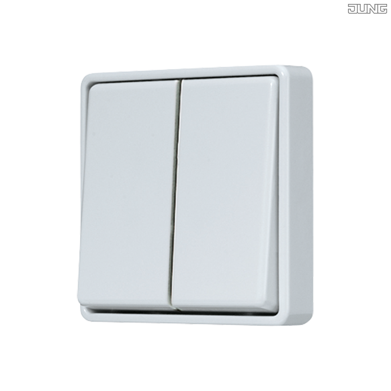 Jung BRG 12-5 PK 42 Abdeckung mit Kipphebel "Kegel" 1-fach 2 Kipphebel