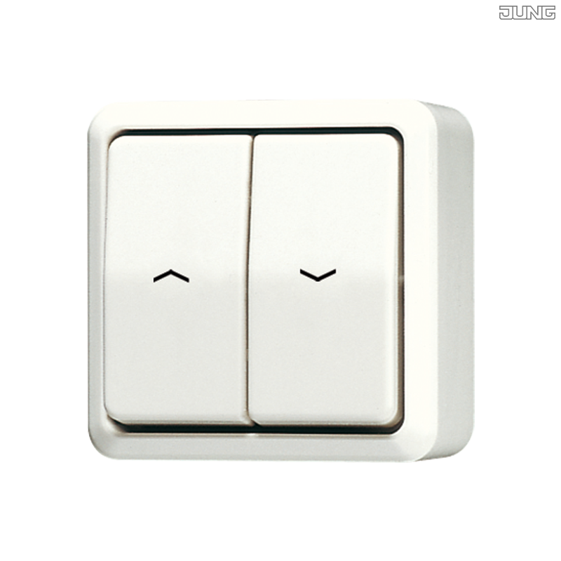 Jung BRG 12-5 PK 42 Abdeckung mit Kipphebel "Kegel" 1-fach 2 Kipphebel
