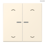Jung BRG 12-5 PK 42 Abdeckung mit Kipphebel "Kegel" 1-fach 2 Kipphebel
