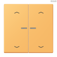 Jung BRG 12-5 PK 42 Abdeckung mit Kipphebel "Kegel" 1-fach 2 Kipphebel
