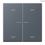 Jung BRG 12-5 PK 42 Abdeckung mit Kipphebel "Kegel" 1-fach 2 Kipphebel